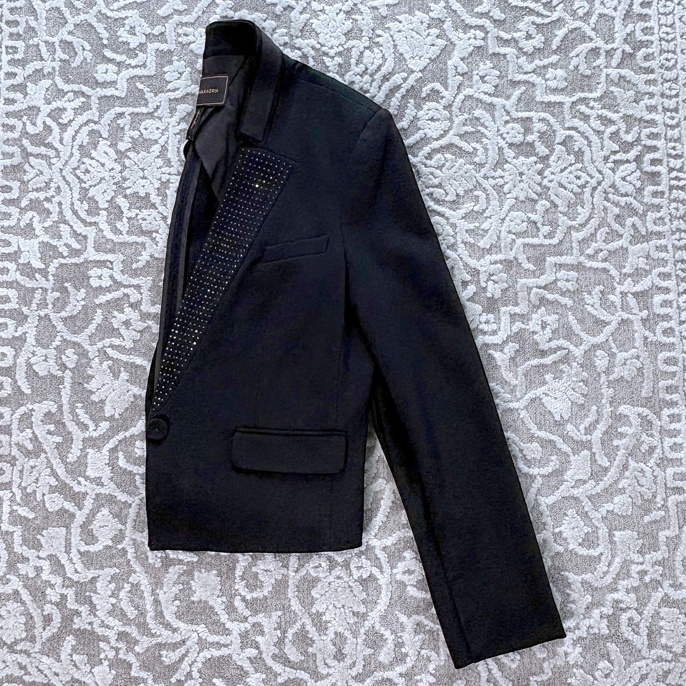 BCBGMaxAzria Natalia Cropped Studded Jacket - Picture 9 of 11